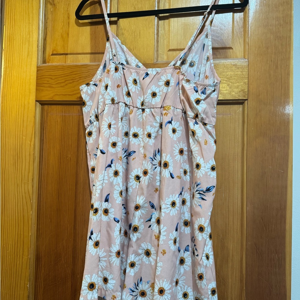 Floral Spaghetti Strap Romper - Picture 2 of 2